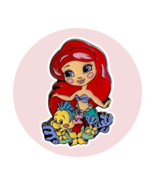 Little Mermaid Disney Pin: Chibi Ariel, Flounder, and Sebastian - €17,06 EUR