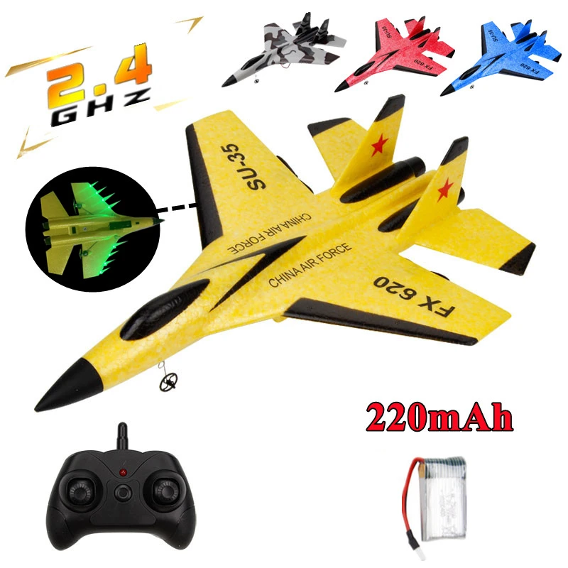 RC Remote SU-35 FX-620 Radio Control Airplane 2.4G Remote Control Fighter Plane - £27.54 GBP+