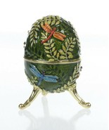 Dragonfly Egg Jewelry Box &amp; Music Handmade by Keren Kopal &amp; Crystals-
sh... - £72.40 GBP