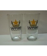 Sapporo Beer Glass 16oz set of 4 - £28.23 GBP