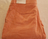 NWT Ann Taylor The Ankle High Raise Orange &amp; White Check Pants Size 14 C... - $24.74