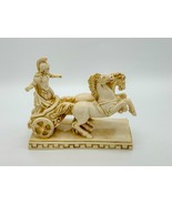 Santini Resin Roman Chariot Horse Statue Figure in Resin Classic Italy - £31.00 GBP