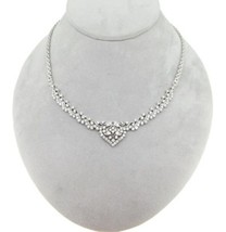 18k White Gold 4.5ct Genuine Natural Diamond Necklace (#J2981) - £6,233.14 GBP