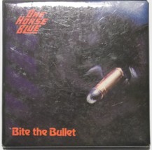 One Horse Blue Pinback Button Bite The Bullet Country 1979 Metal NM Canadian - £10.18 GBP