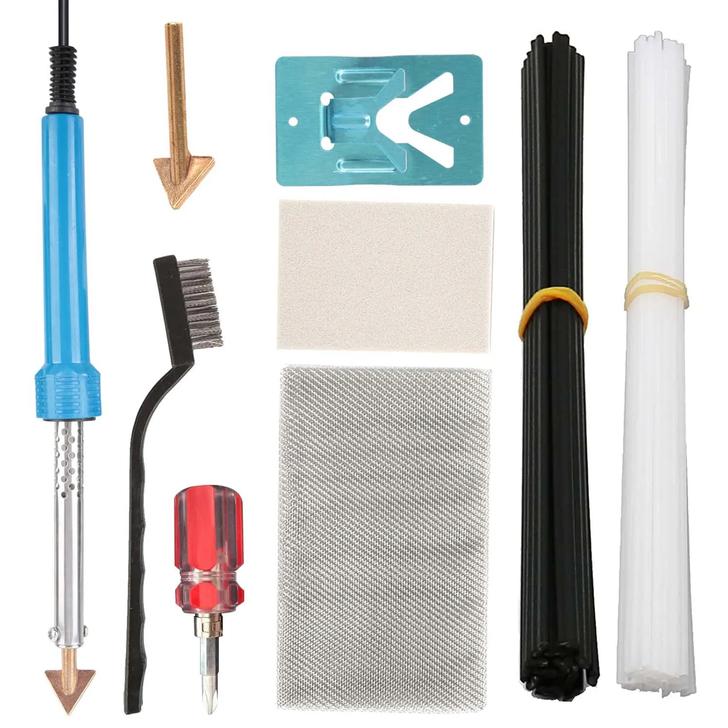 80W Car Bumper Smoothing Repair Tool Plastic Welding hine Kit Heat Plast... - $138.64