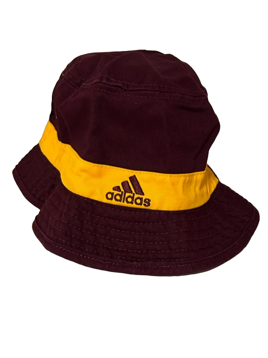 Primary image for Adidas Arizona State Sole Diavoli Ventola Secchio Cappello, Marrone/Giallo, S/