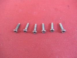 GE 6-32 5/8 Oval Phillips Screw WB01T10106 WB01X50407 Set of 6 - $798.68 MXN