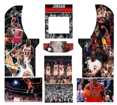 ARCADE1UP,ARCADE 1UP Michael Jordan Arcade Design Vinyl Art Graphics Side Art - £88.03 GBP+