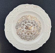 Canonsburg Pottery Porcelain 1965 USA Eagle Zodiac Calendar Decorative P... - $18.80