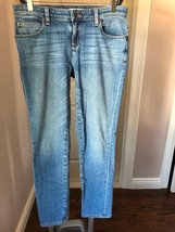  EILEEN FISHER Light Blue Wash Tapered Jeans SZ 4 - $1,273.29 MXN
