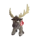 TY Disney Sparkle Beanie Baby Sven 7” Reindeer Plush Frozen Embroidered ... - $10.89