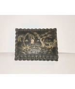 1940's Original Syroco Wood Pagoda Trinket Box (Syracuse, NY)  - $45.00