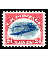 Stamp Poster - U.S. Postage 24-CENT INVERTED JENNY (1918) Canvas Art 20&quot;... - £27.37 GBP