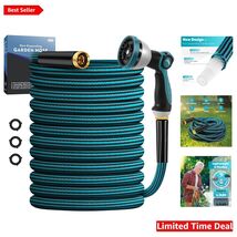 Ultra Lightweight 50ft Garden Hose - Sturdy, Kink-Free, and Weather Resi... - $80.14