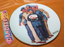 Norman Rockwell Package From Home Danbury Mint Collector Plate 1992 A1437 - £23.29 GBP