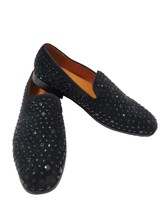 Elanroman Shoes Men US 14 EU 49 Wedding Shoes Bling Fancy Studded Black - £21.35 GBP