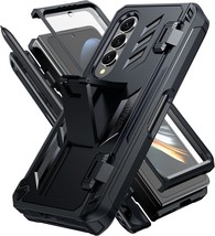 For Samsung Galaxy Z Fold 4 Case Military Grade Hinge Protection S Pen Holder He - £60.02 GBP