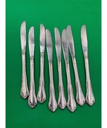 Set of 8 Oneida Stainless Steel MANSFIELD Dinner Knives (solid design) - €34,67 EUR
