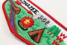 Vintage Lodge 366 Wazhazee Red Border OA Order Arrow WWW Boy Scouts Flap Patch - £8.74 GBP