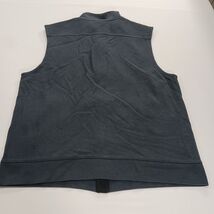 Perry Ellis Men’s Men's Blue Cotton Blend Zip-Up Sleeveless Vest Size XL image 2
