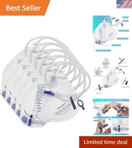 Professional Urinary Drainage Bags with 48&#39;&#39; Drainage Tube - 5 Pack for ... - $709.91 MXN