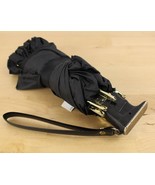 Vintage Knirps Telescoping Black Umbrella Nylon - £21.24 GBP