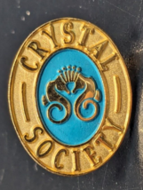 Crystal Society - Cruise - Gold Tone &amp; Enamel Lapel Backpack Hat Pin - $9.89