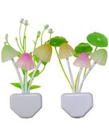 AUSAYE LED Mushroom Night Light Color Change Sensor Plug-in 1 Pack - $86.24 MXN