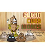 30 COLORING PAGES Clean Cuss Words Coloring Book ; Mental Health; Swear ... - £0.79 GBP