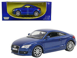 2007 Audi TT Blue 1/18 Diecast Car Model Motormax - £47.48 GBP
