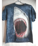 The Mountain Great white Shark bite open jaws Adult Unisex Size S T-Shir... - $371.81 MXN