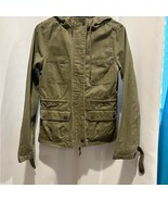Prince &amp; Fox Women&#39;s Size Small Olive Green Hooded Jacket - $420.20 MXN