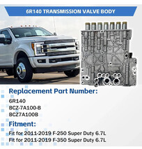 6R140 TRANSMISSION  VALVE BODY 2011-19 FORD All F Series Lifetime Warranty OEM image 5