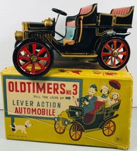 Modern Toys Oldtimers # 3 Lever Action Automobile Japan Sturdy Friction Tin Toy - £45.85 GBP