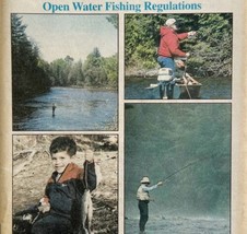 Maine 2001 Open Water Fishing Regulations Vintage 1st Printing Booklet #1 E72 - £15.73 GBP