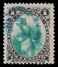 1881 Guatemala Stamp - SC#21, 1c 1116 - £1.17 GBP