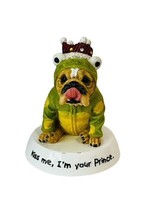 English Bulldog figurine puppy dog anthropomorphic Westland Zelda Frog P... - $39.55