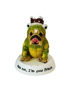 English Bulldog figurine puppy dog anthropomorphic Westland Zelda Frog P... - $39.55