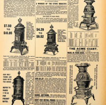 1969 ACME Stoves 1901 Repro Advertisement Victorian Sears Catalog Page D... - $10.99