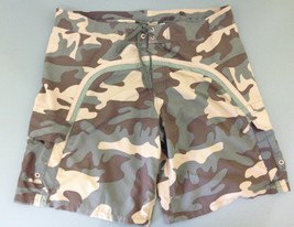 725 Originals Men&#39;s X-Large Removable Mesh Liner Camouflage Swim Shorts ... - $7.92