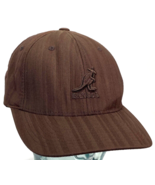Vtg KANGOL Hat-Herringbone-Wave FlexFit-L/XL-Brown-Embroidered - €56,04 EUR