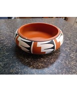 New Mexico Painted Ceramic Bowl Pot 4&quot; Opening - $33.90 CAD
