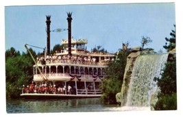 Disneyland Postcard Mark Twain Sternwheel Steamboat C-3 - £7.91 GBP