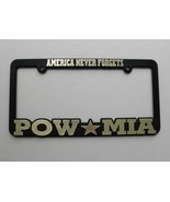 POW MIA MISSING IN ACTION AMERICA NEVER FORGETS US ARMY LICENSE PLATE FRAME - £5.21 GBP