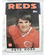 Vintage Pete Rose Autographed Card - $86.89