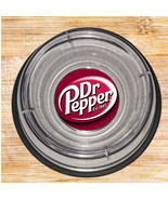 Dr. Pepper Soda Pop Deink Pet Bowl Dog Cat Food Drink Clear holds 14oz. - £11.26 GBP