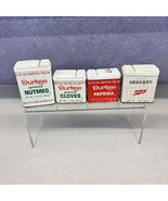 Vintage Lot of 4 Durkee French Collectible Spice Containers Retro Kitche... - $29.69