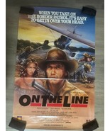 Original 1987 On The Line - David Carradine 26x40 MH - $9.89