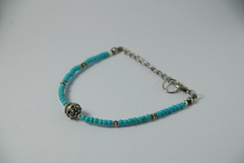 *NEW* Turquoise Sibenik Button Traditional Croatian Handmade Bracelet - £9.24 GBP