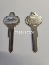 2 ORIGINAL HURD FORD MUSTANG PONY KEY BLANK TRUNK / GB 1964-1965  your c... - $17.33